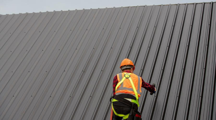 Professional metal roof installation services in Corydon, IN